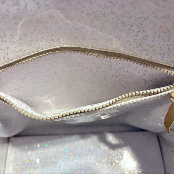 Consuela Zebra Stripe Tote in Pink, Purple, Blue & Peach - Picture 4 of 11